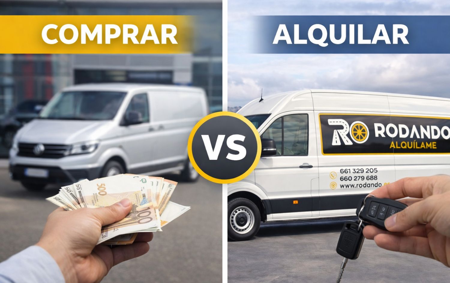 alquilar o comprar furgoneta
